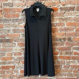 Anne Klein Black Sleeveless Sheath Dress - Size 8